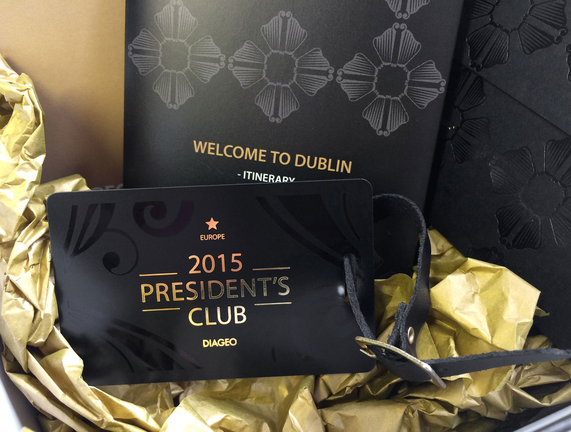 Diageo President's Club Collateral